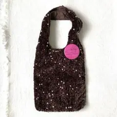 【カガミケン×JOURNAL STANDARD】バッジツキ スパンコールBAG