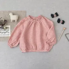 SOOR PLOOM ギンガムチェック ノースリーブ 3yr/98cm - メルカリ