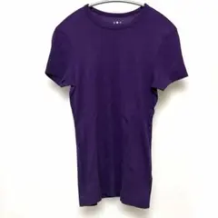 three dots Tシャツ パープル 半袖　Mのサムネイル