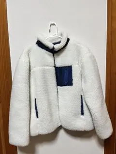 襟ボアジャケット