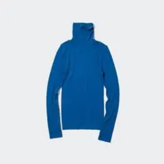 美品UNIQLO 極暖ヒートテックシームレスリブタートルネックT L ユニクロ