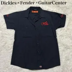 希少‼️DICKIES×FENDER×GuitarCenterワークシャツ 黒