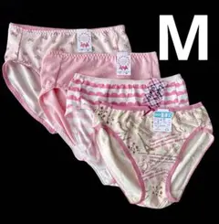 レディースショーツMまとめ売り 　　ピンク　綿混 　パンティーセット