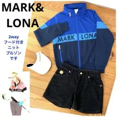 mark&lona 長袖ジャケットニットトップス