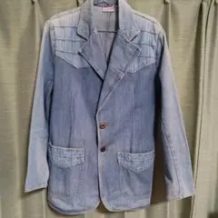 あ*お様 薄いデニムブルー テーラードジャケット