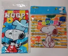 スヌーピー　ミニタオル　巾着袋