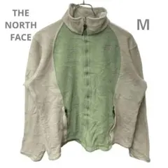 ザノースフェイス　メンズフリースジャケット　緑　M　秋冬　防寒【737 】