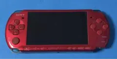 PSP3000 レッド　❶ 【ジャンク】