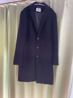 RAGEBLUE メリノウール ブラック チェスターコート M