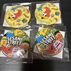 USJ ユニバ　缶バッジ　非売品　セサミストリート　モッピー　エルモ