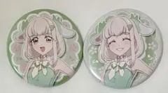キミプリ　プリキュア キュアズキューン　田中ぷりん さくらイースター 缶バッジ