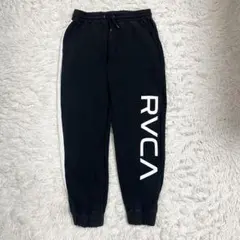 【RVCA】 ルーカ ビッグロゴ ジョガーパンツ サイドライン