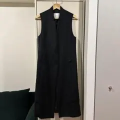 CINOH ブラック ロングジレ