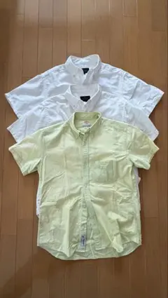 【3枚セット】BEAMS / BEAMS＋　半袖ボタンダウン　Sのサムネイル