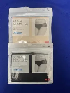 ユニクロ☆エアリズムウルトラシームレスショーツ(ヒップハンガー・レース)L