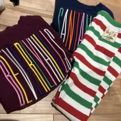 チマジロ　トレーナー120cm どっちもせいかいレギンスパンツ