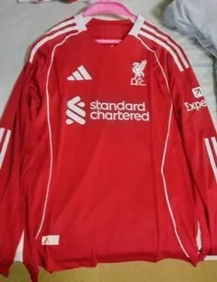 リヴァプール　長袖ユニフォーム　M 25-26