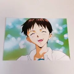 エヴァンゲリオン 限定 レトロ ポストカード 碇シンジ