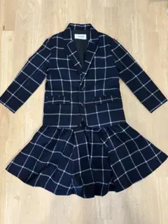 generatorチェック柄ジャケットとスカートセット