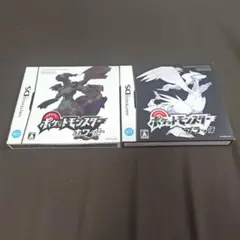 ポケットモンスター ホワイト・ブラック 2本セット 美品　外箱付