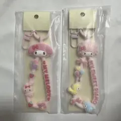 サンリオ　ラバーコードキーホルダー