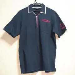 Munsingwear Grand SlamゴルフネイビーポロシャツメンズL