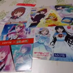 LOTTE・MOW × [推しの子] 　クリアファイル 3枚　B5下敷　セット