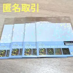 セリア amifa クリアホログラムシートシール 4個セット①