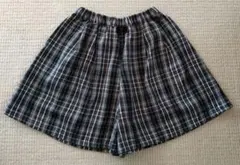 エニィファム　キュロット　130　チェック柄