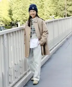 ネストローブ nest robe コットンツイル超撥水フロックロング