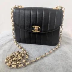 わ*な様 CHANEL ラムスキン マトラッセ マドモアゼルショルダーバッグ