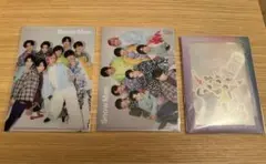 Snow Man ポートレート ミニクリアファイル フレークシール