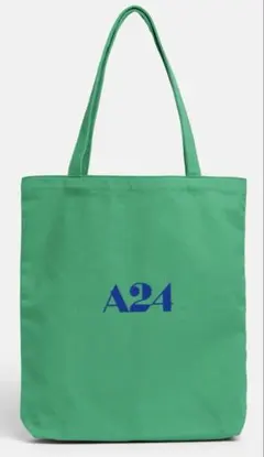 A24 公式 ロゴトートバッグ ブルー 映画グッズ - メルカリ