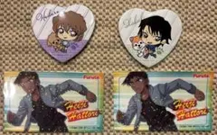 【期間限定15%オフ】名探偵コナン　服部平次・灰原哀 缶バッジ＆カードセット