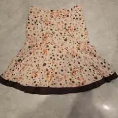 MATERIA MILANO 水玉フレアスカート 38