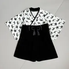 【美品】 mocmof 袴ロンパース 70cm