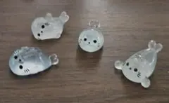 アザラシ　置物　マスコット　4頭