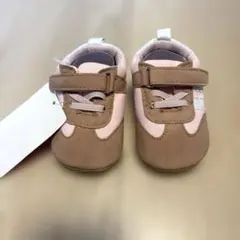 anon baby ベビーシューズ ピンク/ブラウン サイズ12
