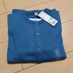 【新品・タグ付き】ユニクロ UVカット クルーネックカーディガン M 　A16