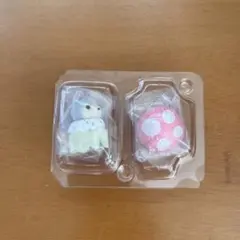 シルバニア　赤ちゃんお花畑のおともだちシリーズ　ハスキーの小さいあかちゃん