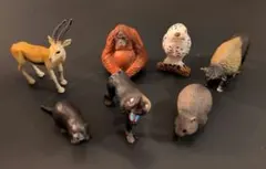動物ミニチュアフィギュア 7体セット