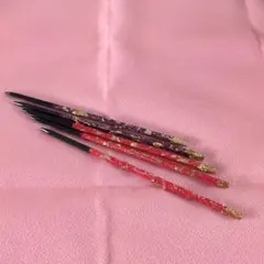 金箔装飾のかんざし5本セット
