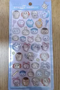 【正規品】ボンボンドロップシール　ちいかわ　みんな　ポーズ
