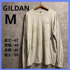 GILDAN【M】Lawnscape Services 長袖カットソー グレー