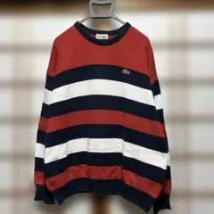 LACOSTE ラコステ ボーダー ニット セーター