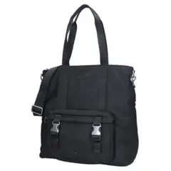 アミパリス AMI PARIS 2WAYバッグ ナイロントートバッグ BLACK