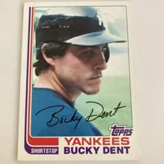 バッキー・デント ヤンキース MLB トレーディングカード