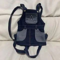 デニムオーバーオール風リュック
