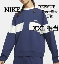 最後 XL ナイキ リイシュー スウェット クルー 販路限定 ゴルフ 紺 2XL