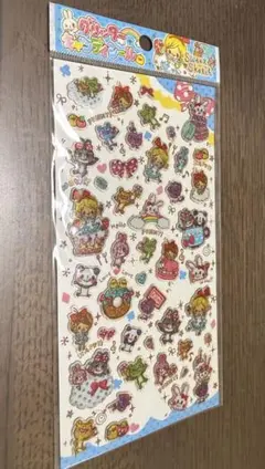 平成レトロ クラックス グリッター キャンディ シール アニマル スイーツ